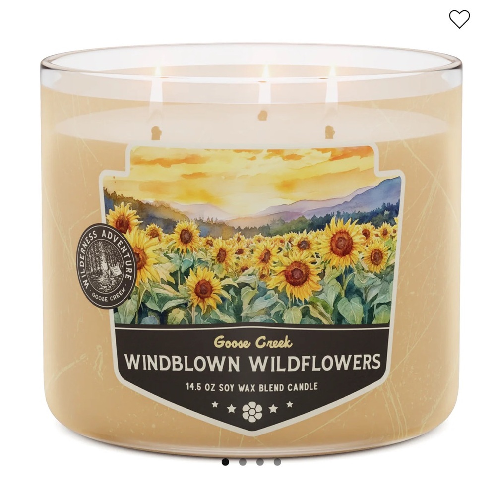 🌻 GC Windblown Wildflowers 3-Wick Candle NEW